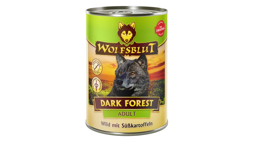 Wolfsblut Hundenassfutter Dark Forest  Wild & Süßkartoffel 395 g