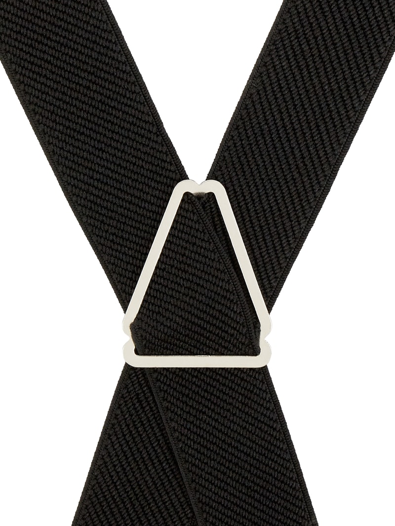 Hosenträger in X-Form in schwarz