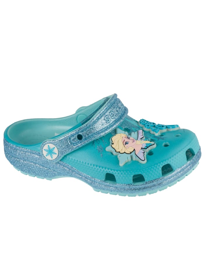 Crocs Crocs Classic Frozen Elsa Clog Kids in Blau günstig kaufen