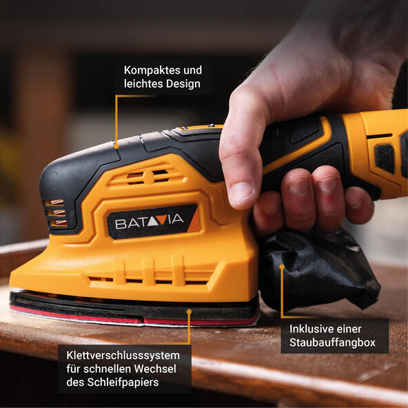 12V Akku-Multischleifer, ohne Akku und Ladegerät