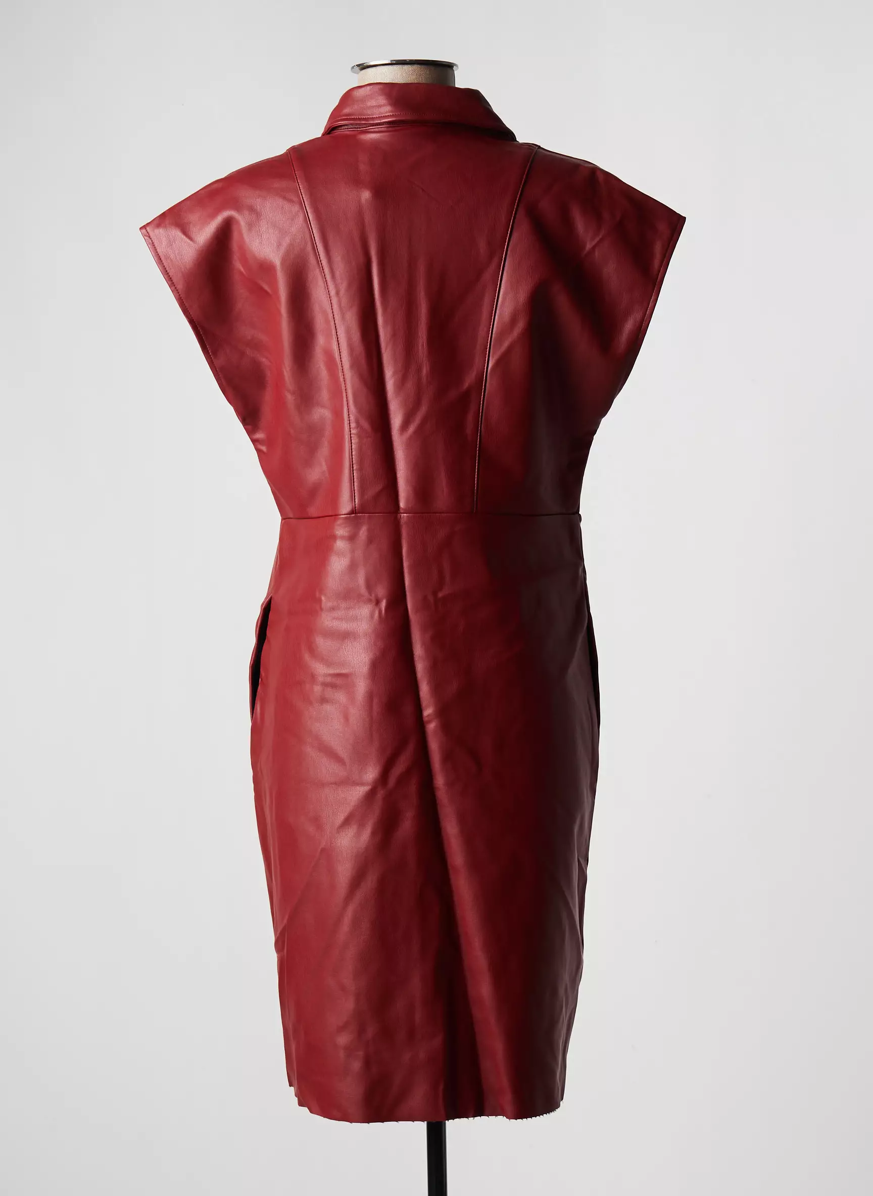 Vila Robes Mi Longues Femme couleur rouge