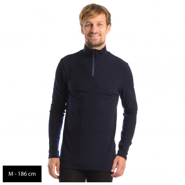 We Norwegians - Tryvann Colblock Zipup - Merinolongsleeve