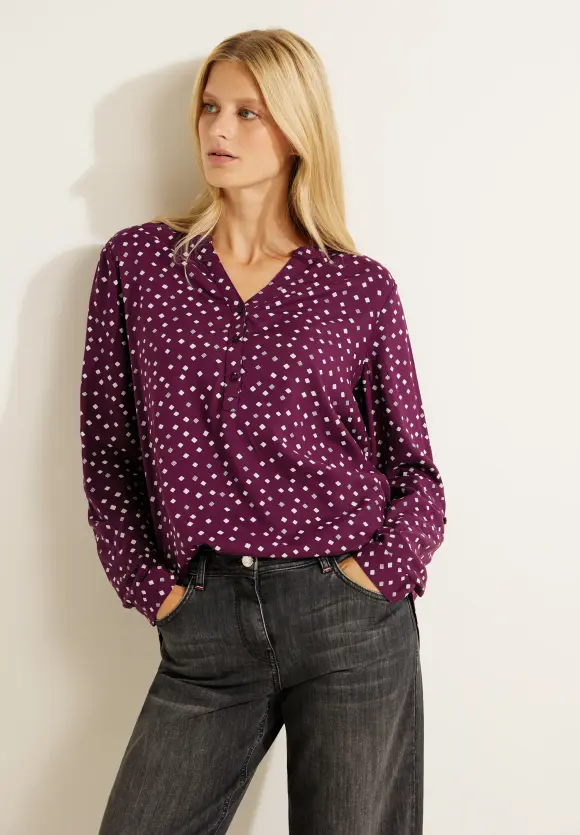CECIL Bluse mit Punktemuster
