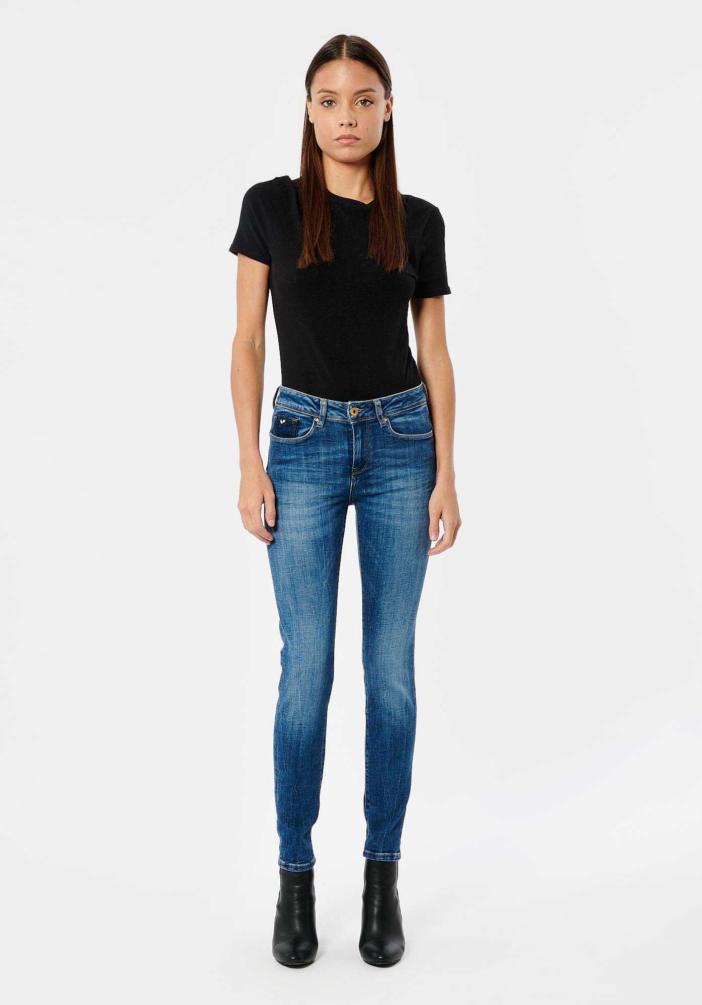 FLORE  Jean slim bleu femme
