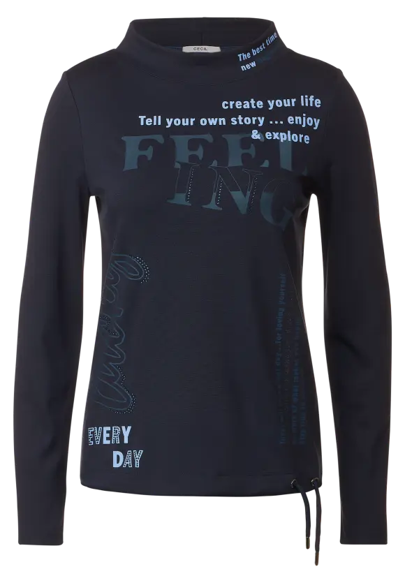 CECIL Shirt mit Wording