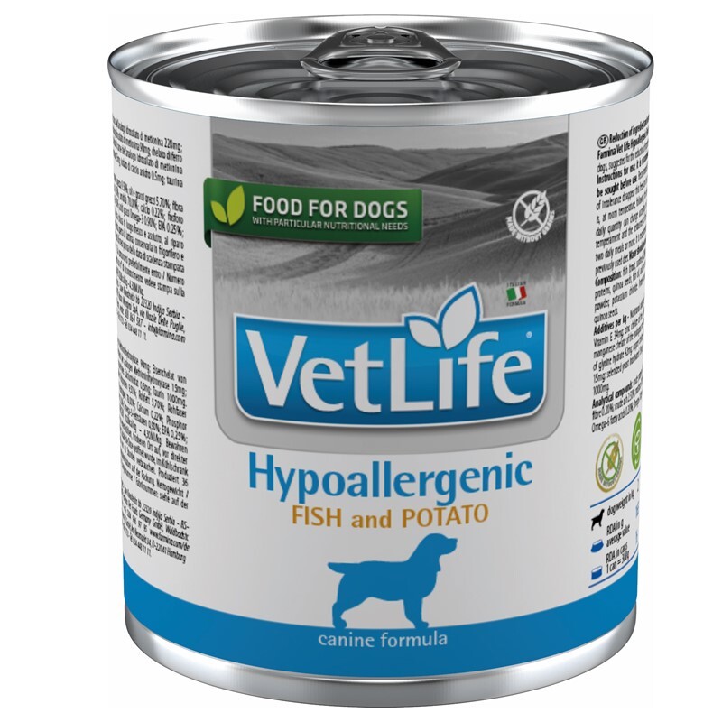 Farmina N&D Hundenassfutter Farmina N&D Farmina VetLife Hypoallergenic Fisch & Kartoffel 6x300g