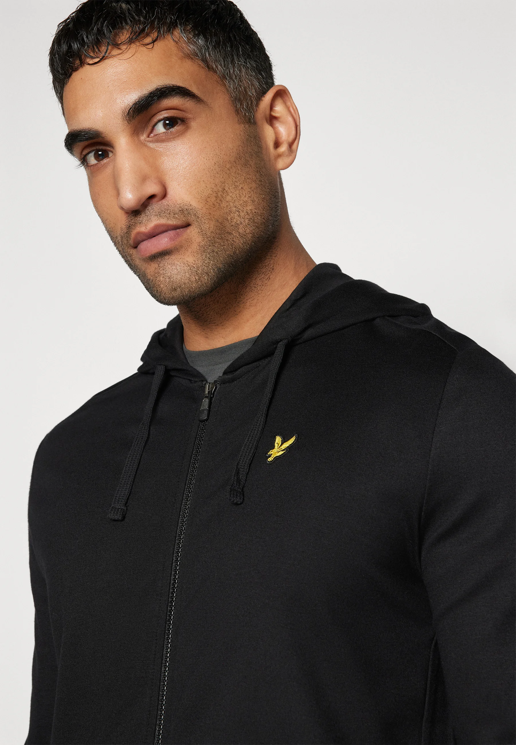 Lyle & Scott Sudadera con capucha y cremallera completa - Chaqueta polar