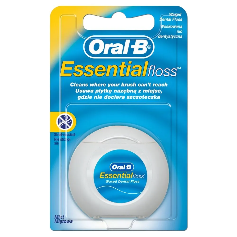 Oral-B dantų siūlas Essential, 50 mėn.