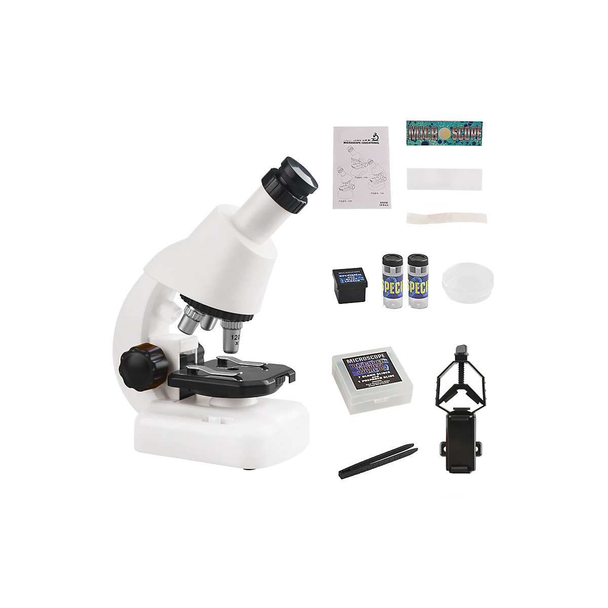 Biologische Wissenschaft kleines Experiment pädagogisches Kinderspielzeug Mikroskop Kinder Science Experiment Set