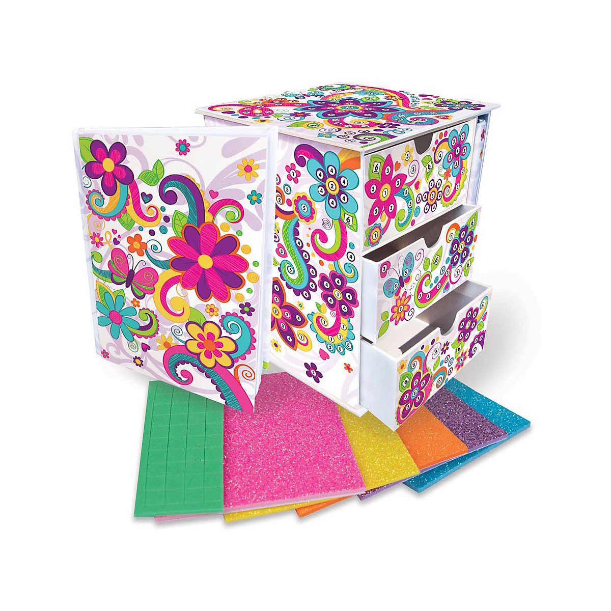Sticky Mosaics Glitzerndes Schmuckkästchen