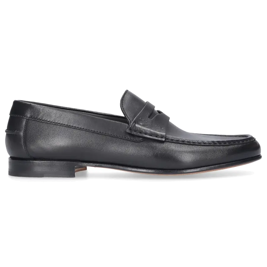 Moreschi - Loafer BORGOGNA Kalbsleder - schwarz
