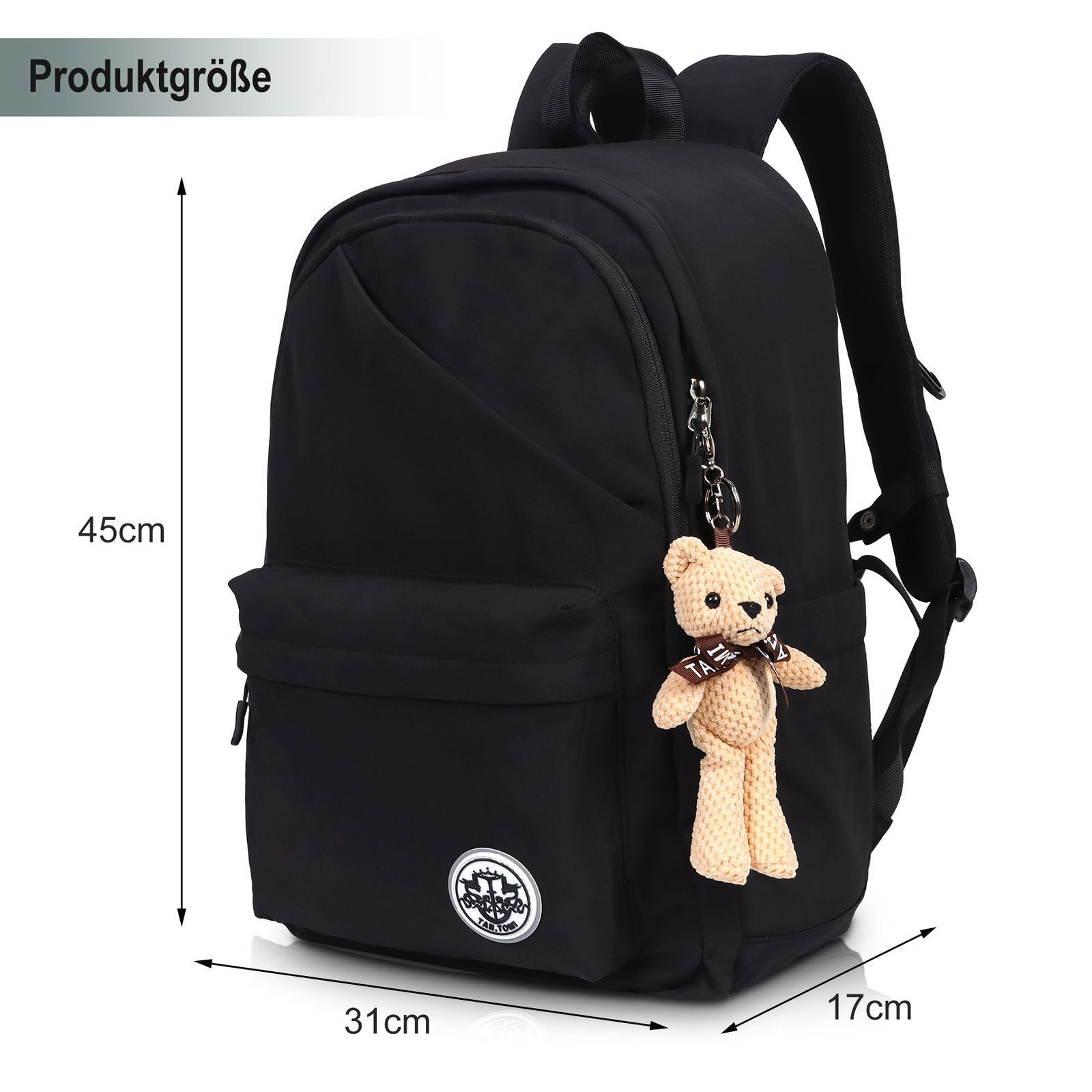 TAN.TOMI Freizeitrucksack Rucksack Teenager mädchen Schulranzen Jungen Schulrucksack Schultasche, Große Fassungsvermögen Modisch Rucksack Mädchen für Schule oder Reisen
