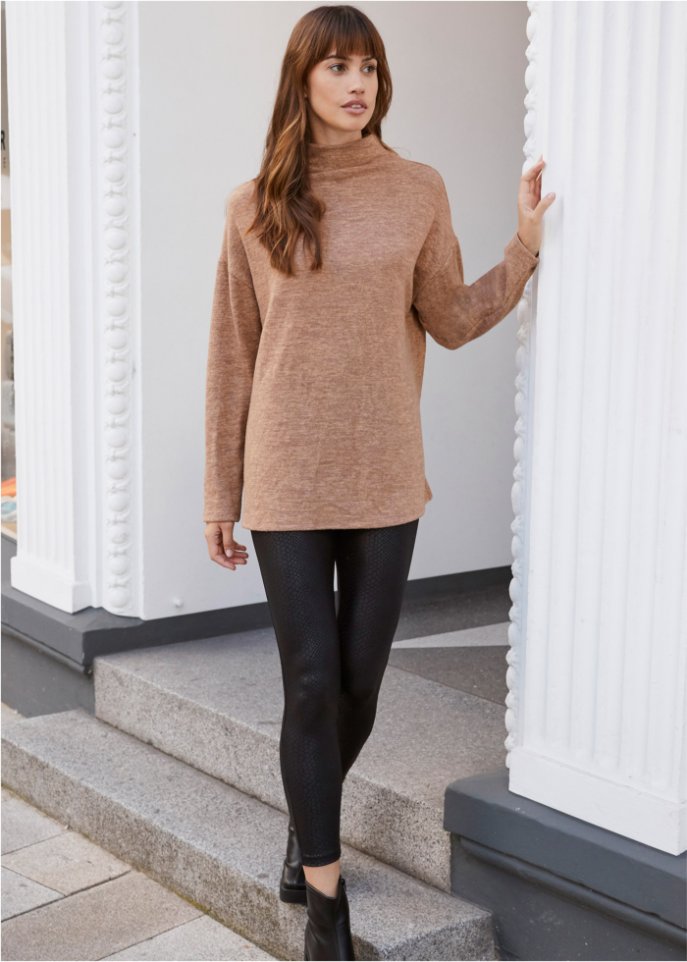 Lederimitat-Leggings