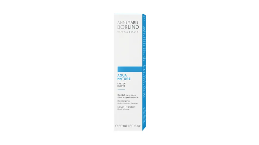 ANNEMARIE BÖRLIND AQUANATURE Revitalisierendes Feuchtigkeitsserum 50 ml