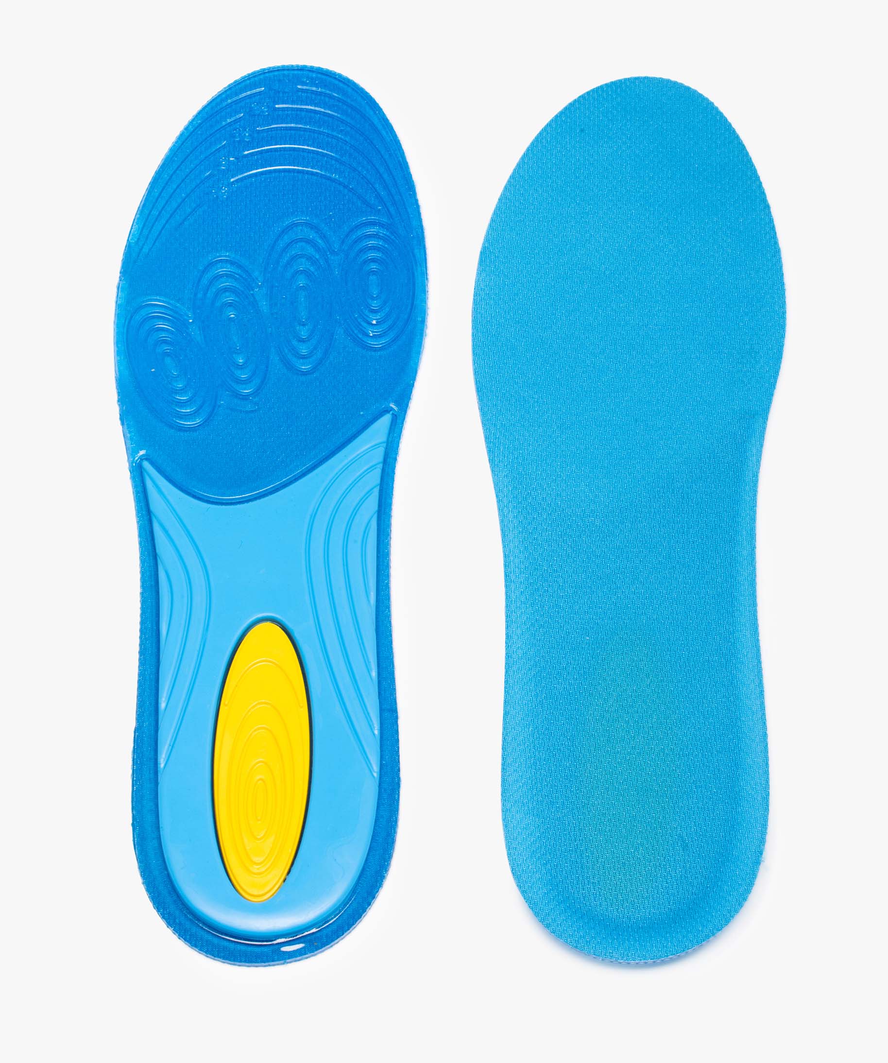 Semelles gel & soft anti-échauffement et amortissantes bleu | GEMO