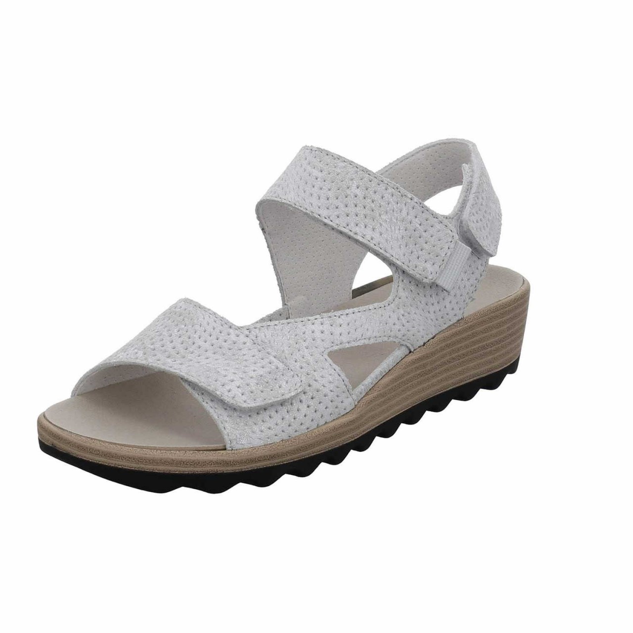 WESTLAND Keilsandalen beige