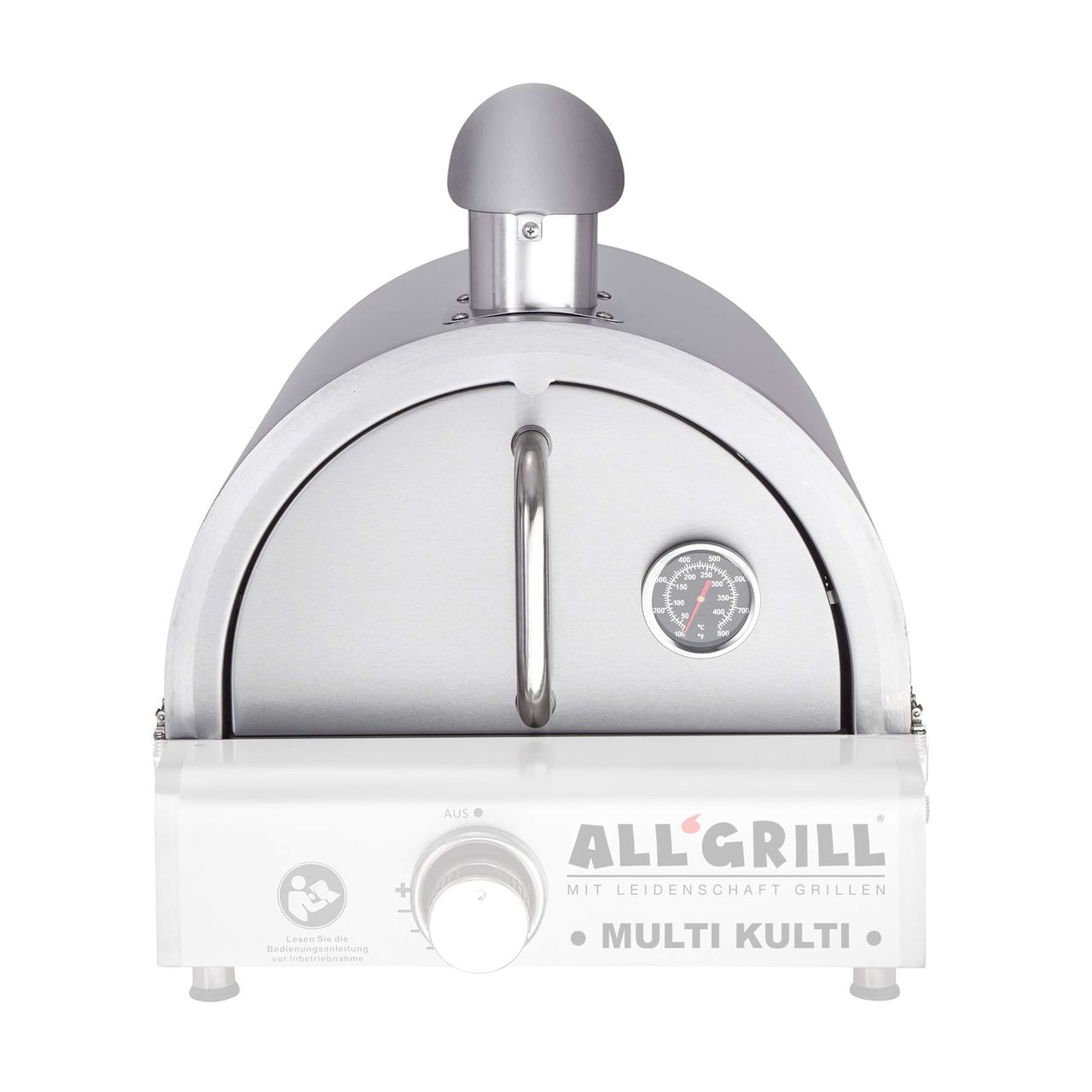 PaellaWorld International Paella World Pizzahaube Edelstahl für Multi-Kulti Grill-Systeme