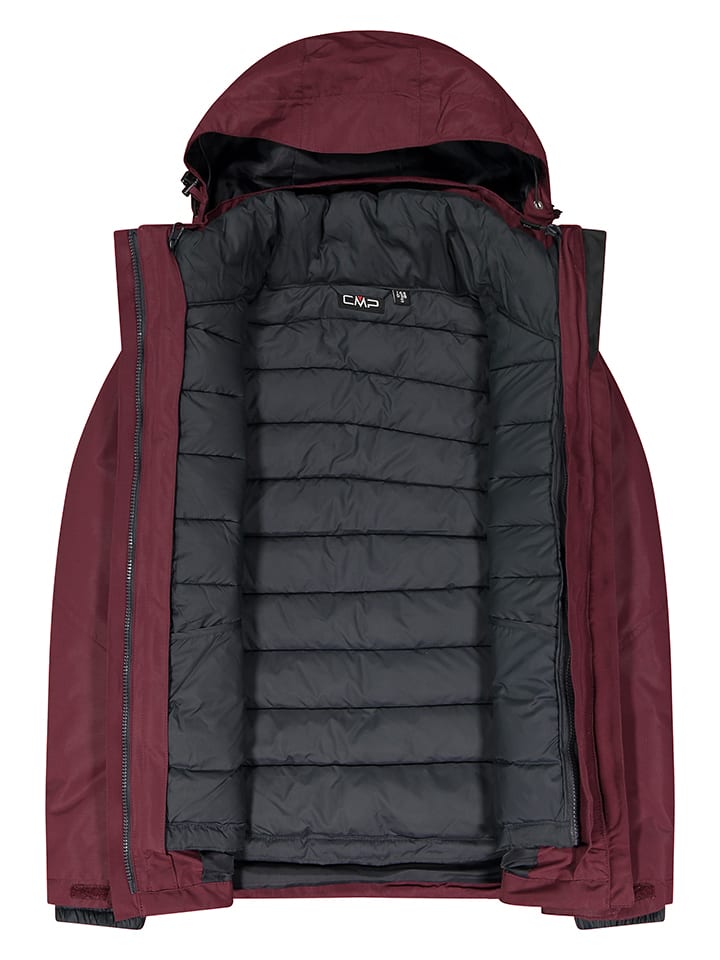 CMP 3in1-Funktionsjacke in Bordeaux/ Schwarz günstig kaufen