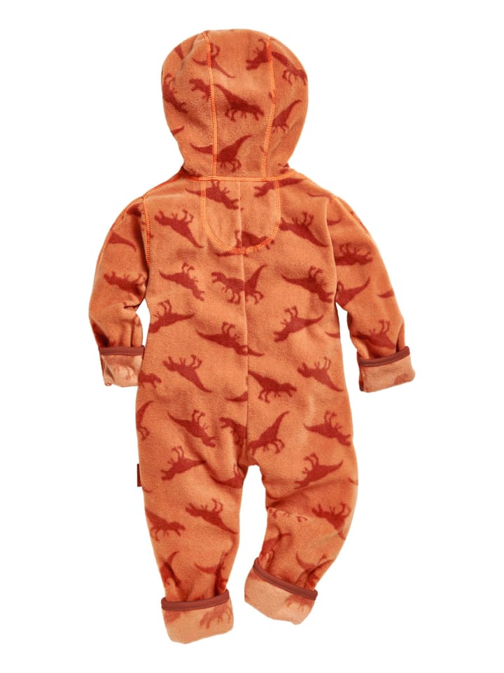 Playshoes Fleece-Overall Dinos in Ocker günstig kaufen