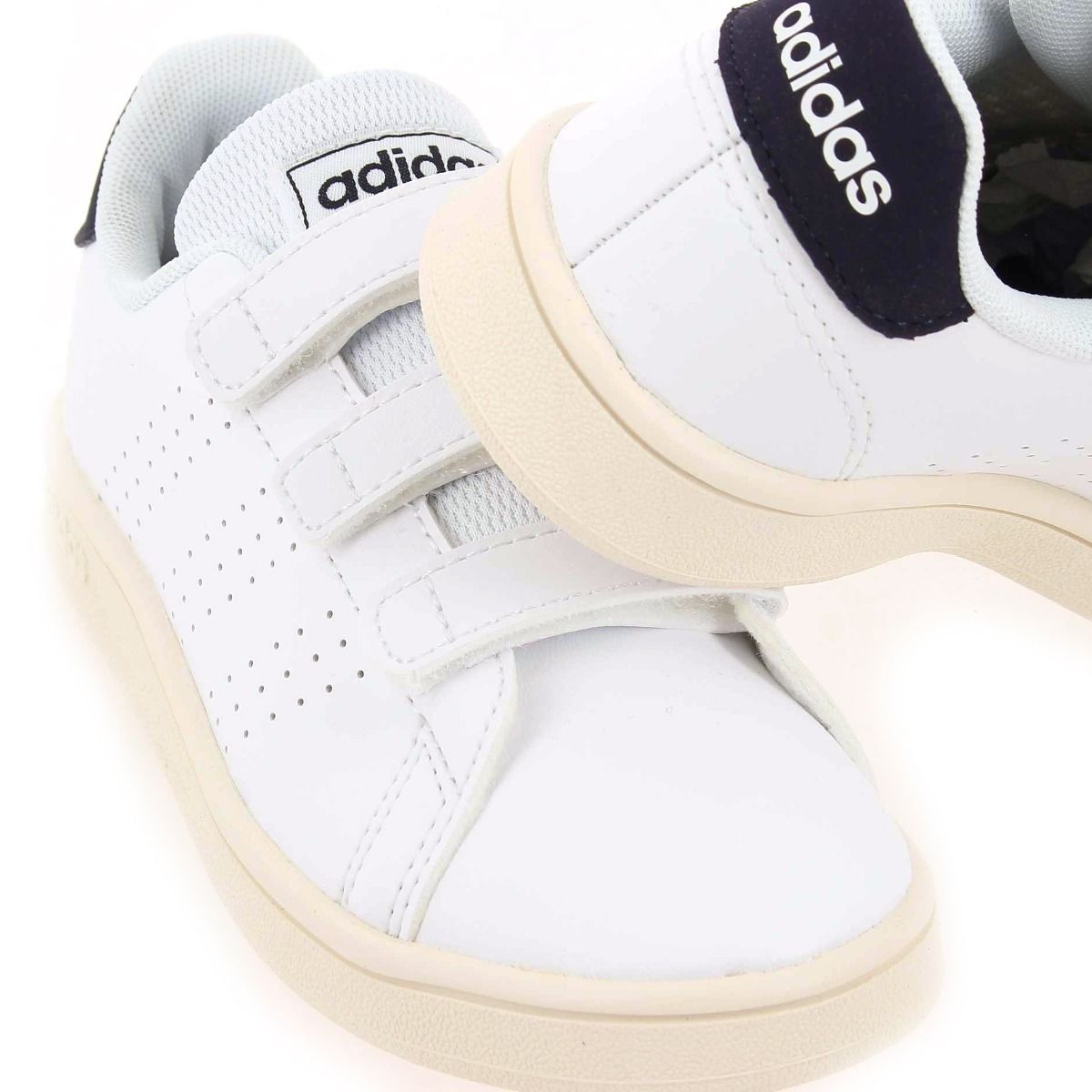 Adidas Originals  ADVANTAGE CF C - Blanc Noir