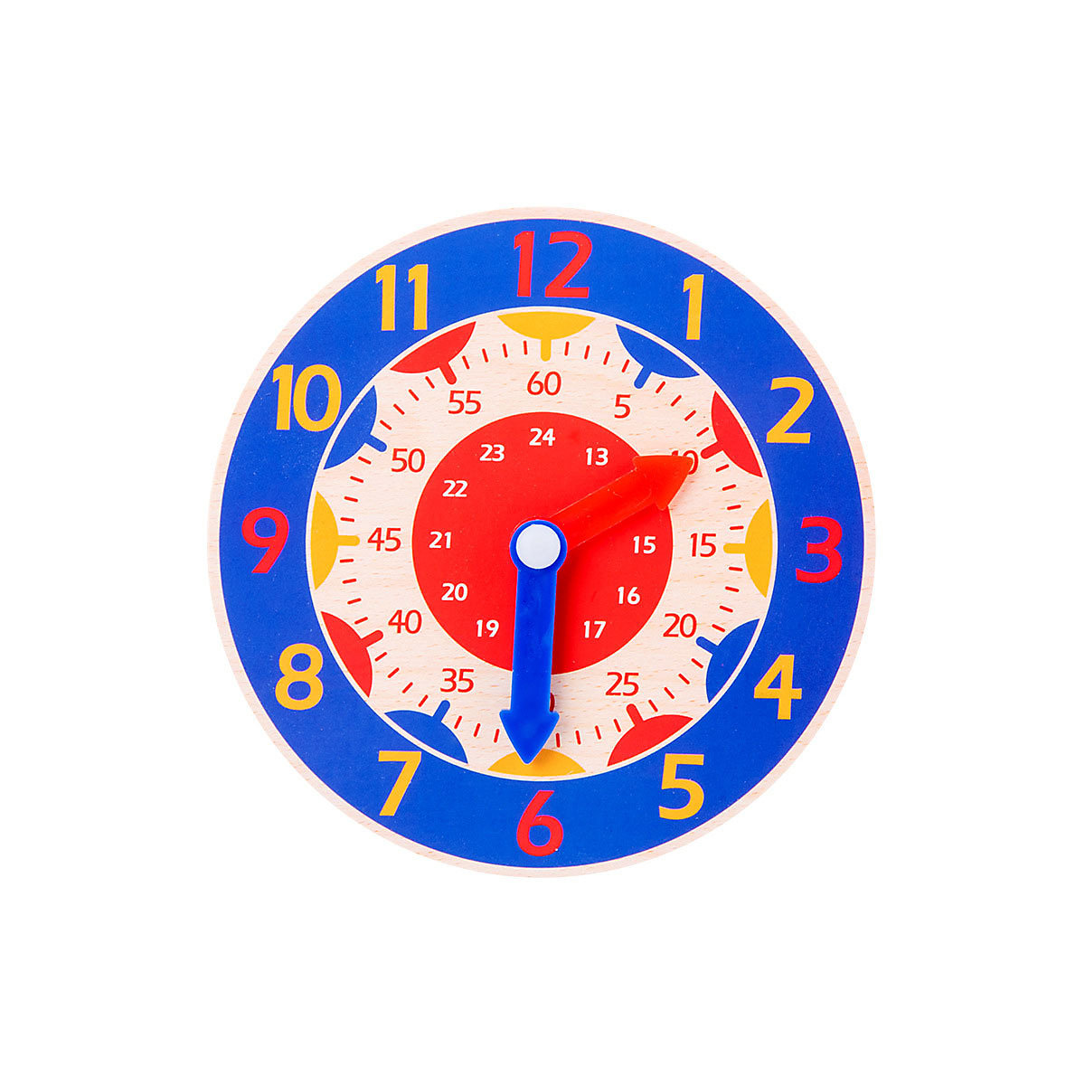 Zeit Erkenntnis Bunte Uhr Frühen Lernen Spielzeug Holz Kleine Uhr Puzzle Spielzeug für Kinder Kinder