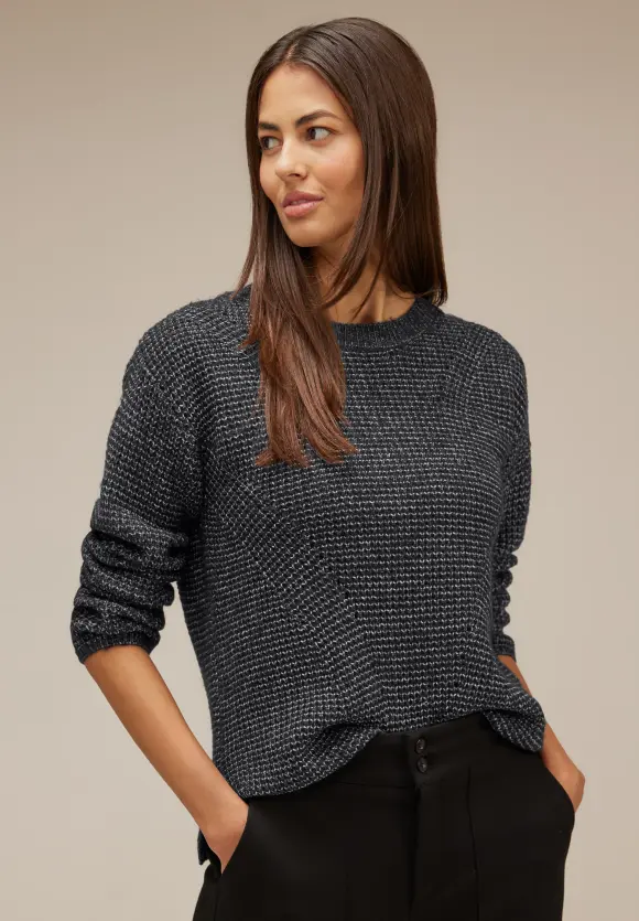 Street One Pullover mit Strickmustermix