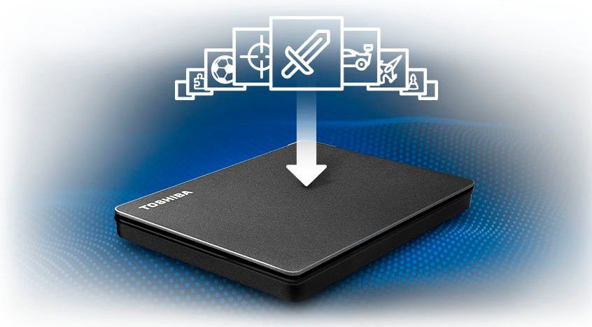 Toshiba Canvio Gaming externe HDD-Festplatte (4 TB) 2,5