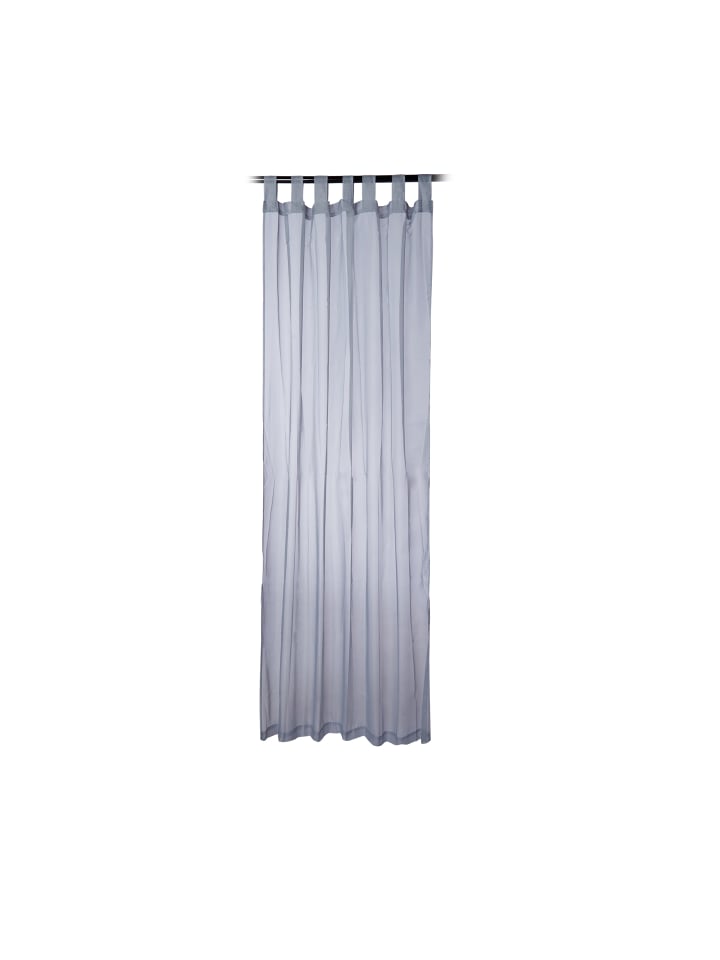 relaxdays 2x Vorhänge in Silber - (L)245 x (B)140 cm günstig kaufen onesize
