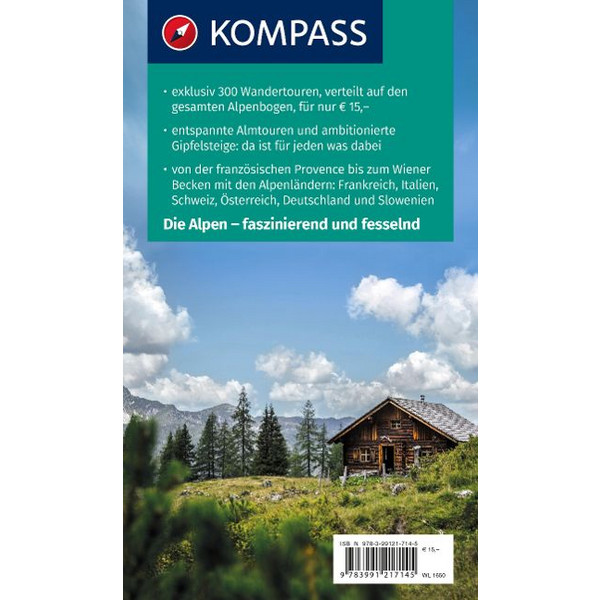 KOMPASS WANDERLUST ALPEN - Wanderführer