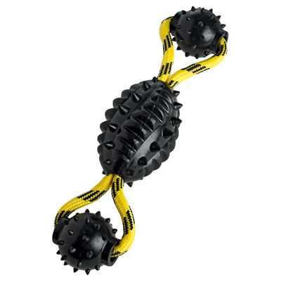 HUNTER Hundespielzeug Spike Ball mit Kordel