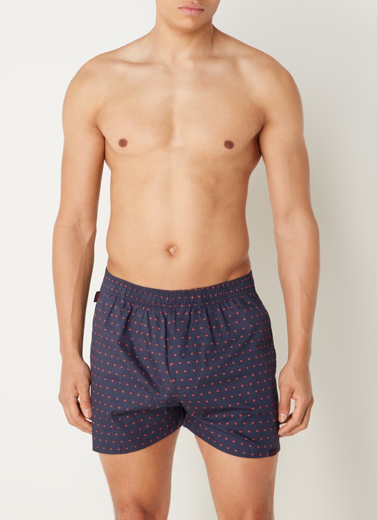 Pockies Love organic cotton boxer shorts with print