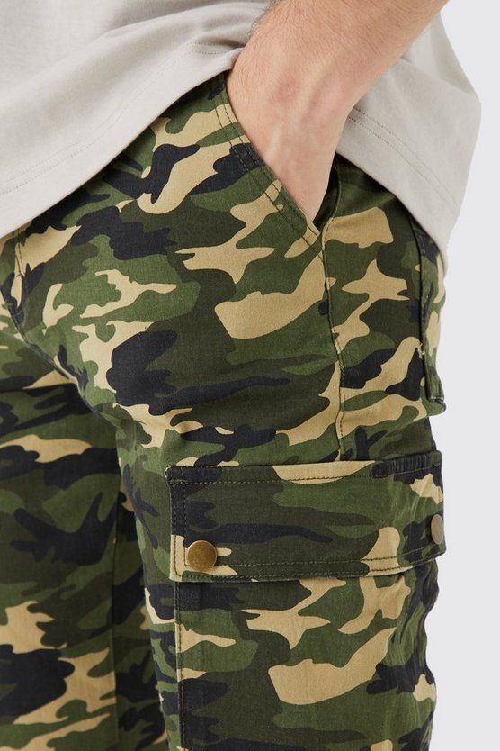 Tall Skinny Camouflage Cargo-Hose