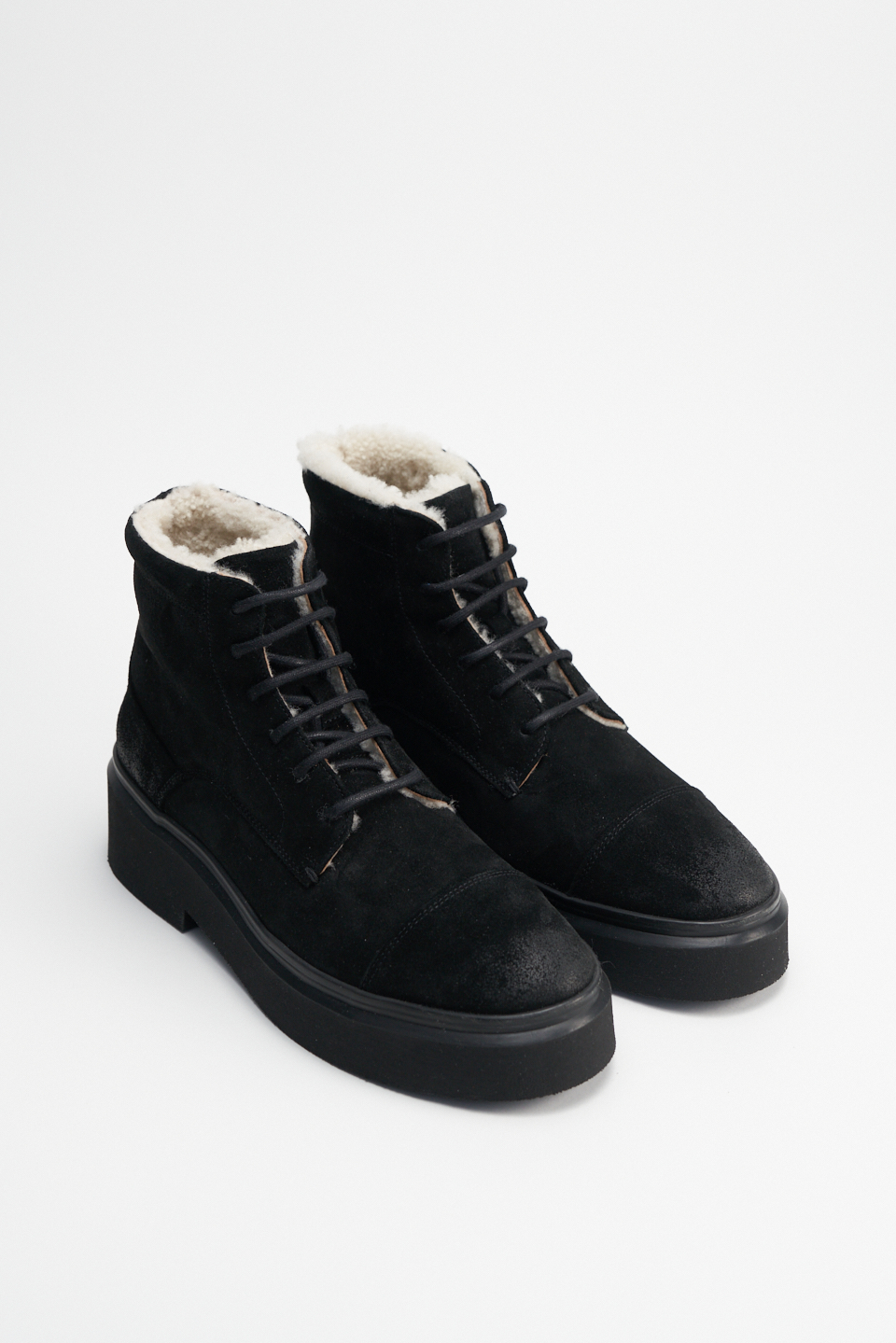 CPH519M teddy suede black