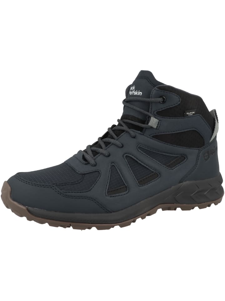 Jack Wolfskin Outdoorschuhe Woodland 2 Texapore Mid in dunkelblau günstig kaufen