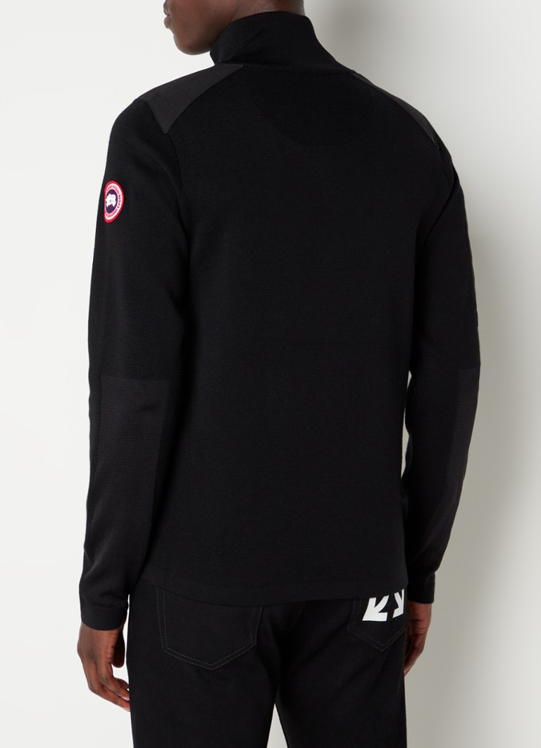 Canada Goose Stormont fine-knit wool pullover with half zip