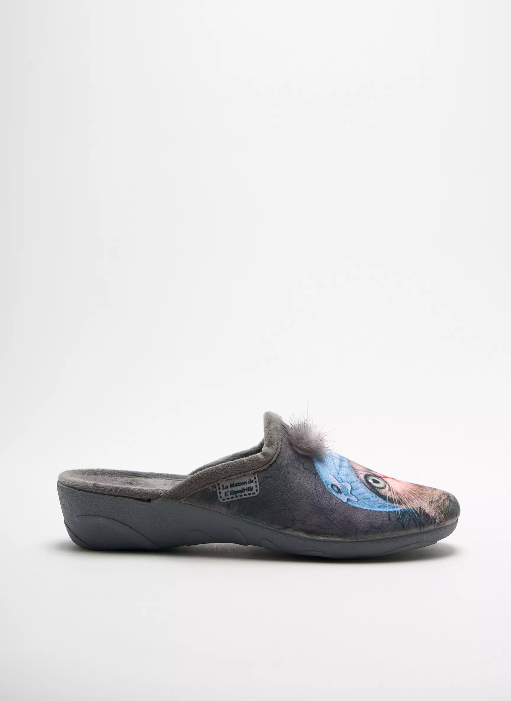 La Maison De L Espadrille Chaussons Femme couleur gris