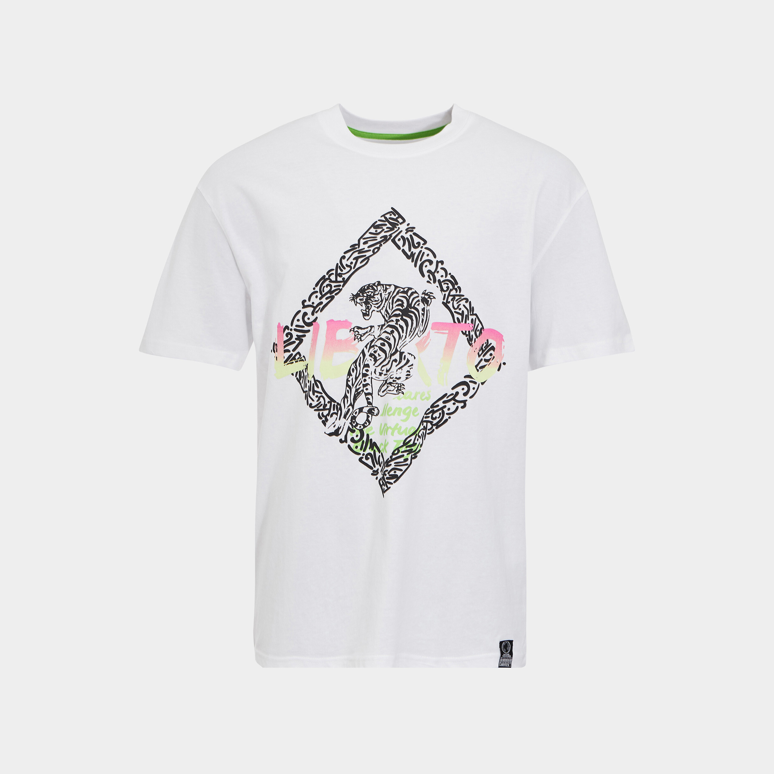 T-shirt manches courtes Liberto blanc homme | La Halle