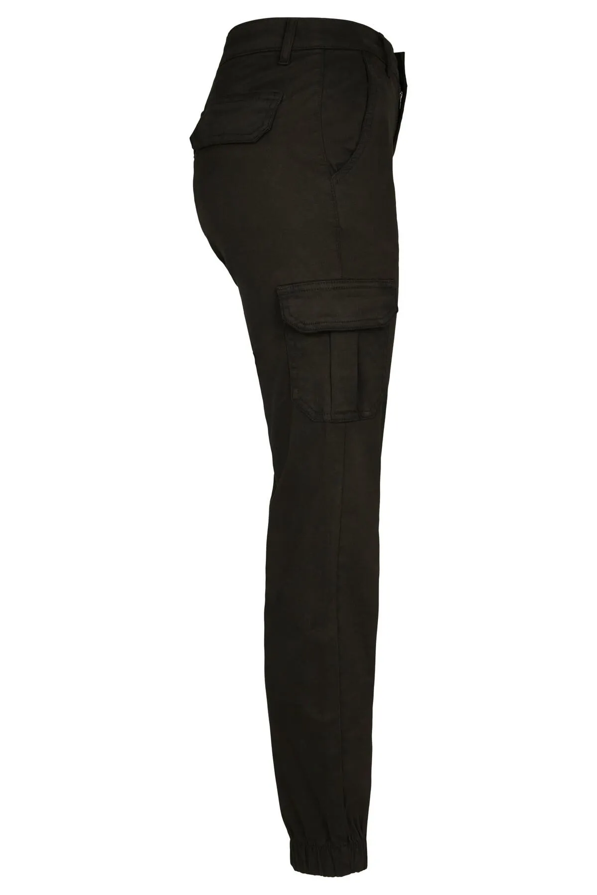 Urban Classics  Damen Cargohose mit hoher Taille für Damen