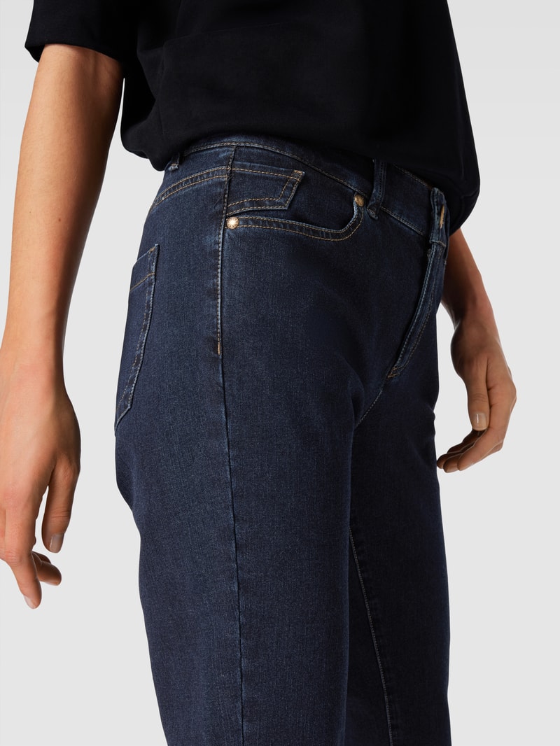 Jeans mit 5-Pocket-Design Modell 'CLAIRE' in dunkelblau