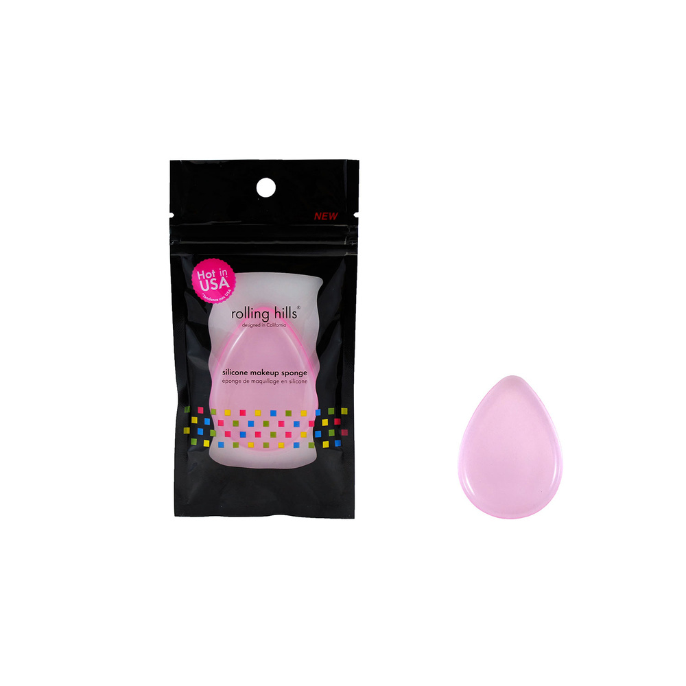 rolling hills Silicone Makeup Sponge Pink Eponge maquillage
