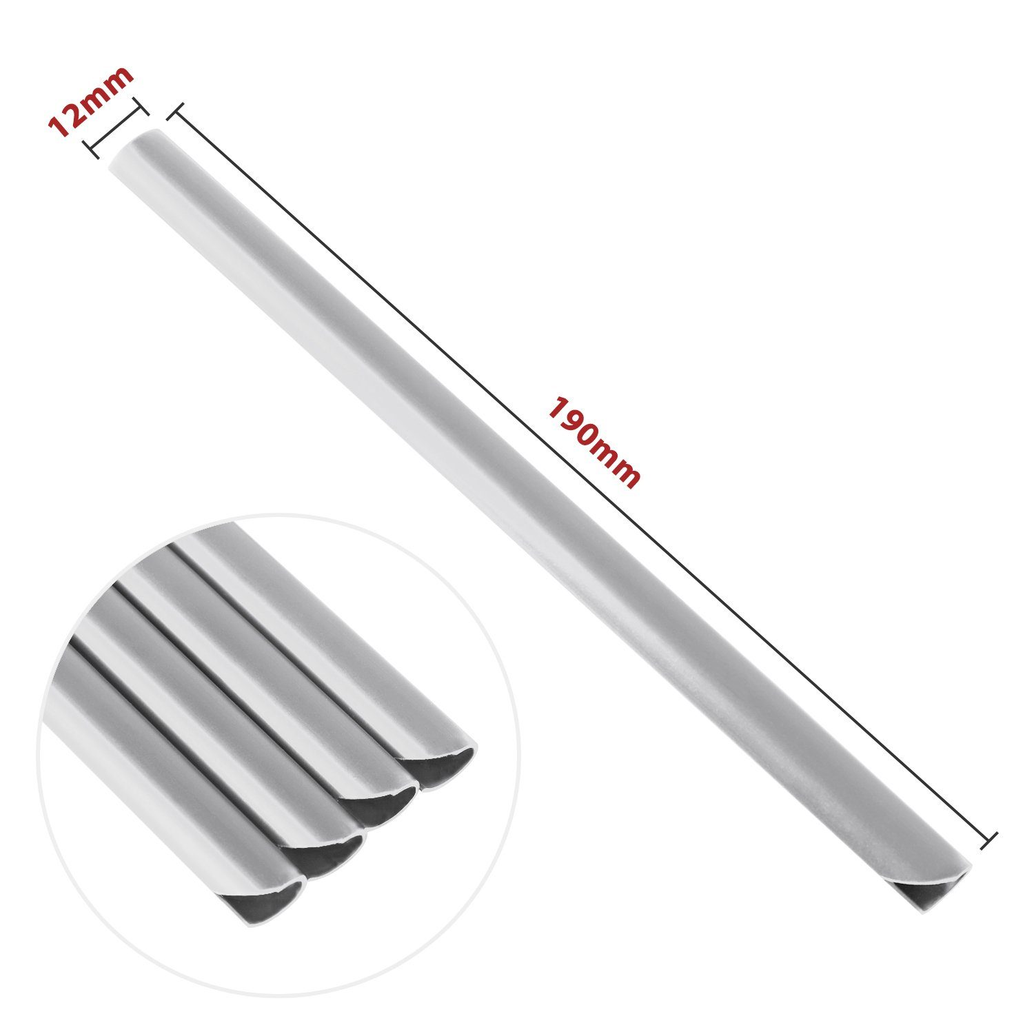 Sekey Sichtschutzstreifen 25x Befestigungsclips Sichtschutzstreifen Doppelstabmatten Zaun, Klemmschienen für PVC Sichtschutzfolie Sichtschutz Windschutz
