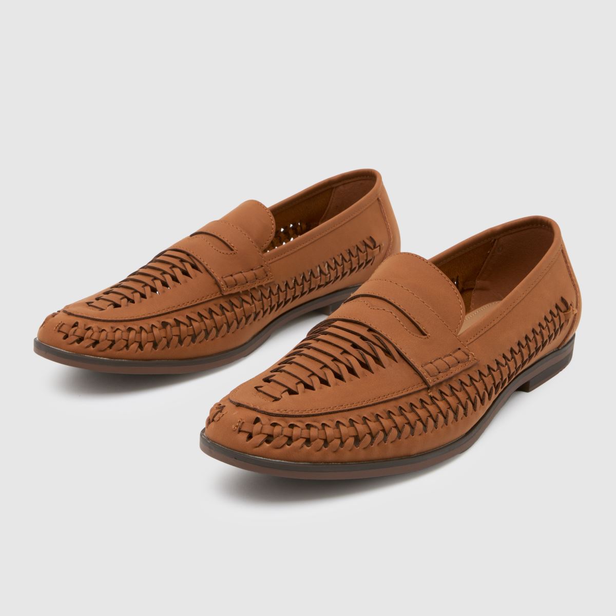 Tkani mokasini Schuh Reem v rjavi barvi