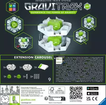 GraviTrax PRO Carousel - Kugelbahn-Erweiterung für Kinder ab 8 Jahren