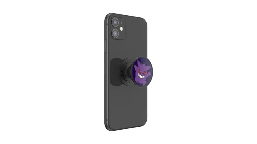 PopGrip - ausziehbarer Handy-Griff Handyhalter - Pokémon Enamel Glow in the Dark Gengar