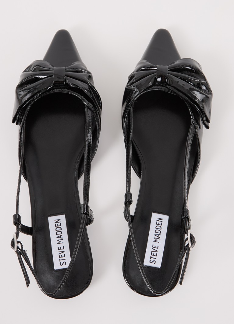Balerini Steve Madden din piele lăcuită strălucitoare