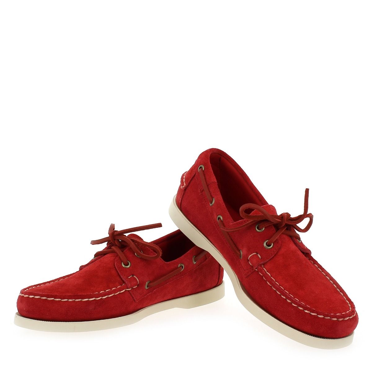 Sebago  DOCKSIDE PORTLAND SUEDE - Rouge