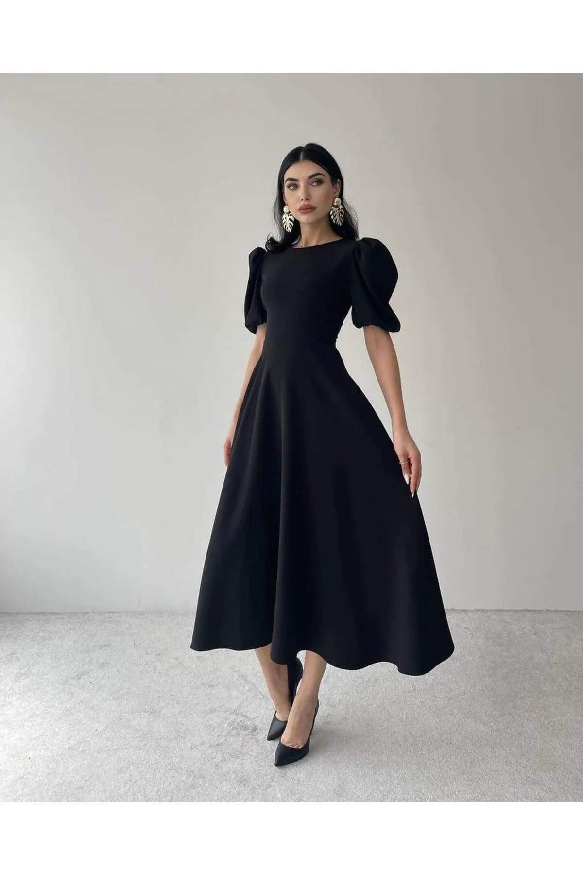 SONREİR  Kleid - Schwarz - A-Linie