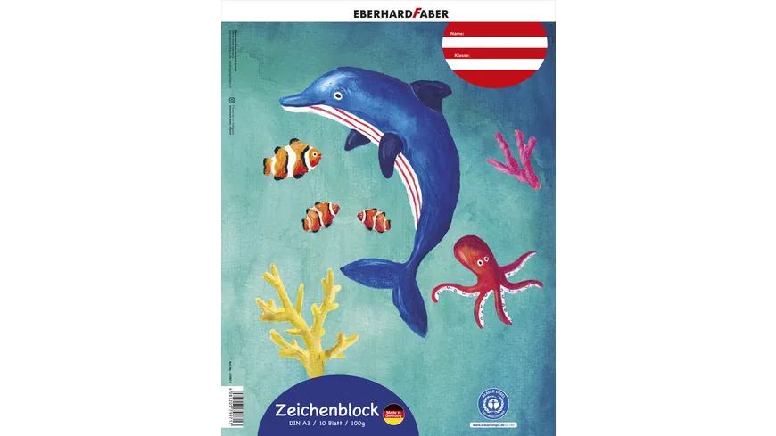 EBERHARD FABER Zeichenblock A3 10 Blatt