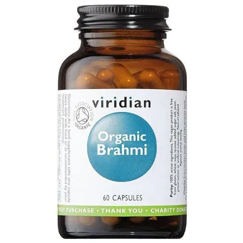 Cápsulas de Brahmi Orgânico Viridian