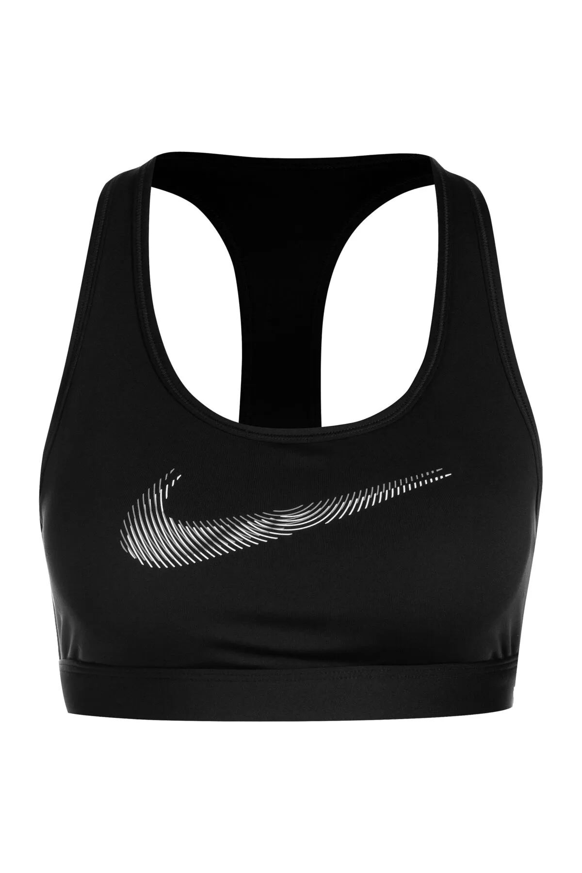 Nike  Sport-BH - Schwarz - Strukturiert